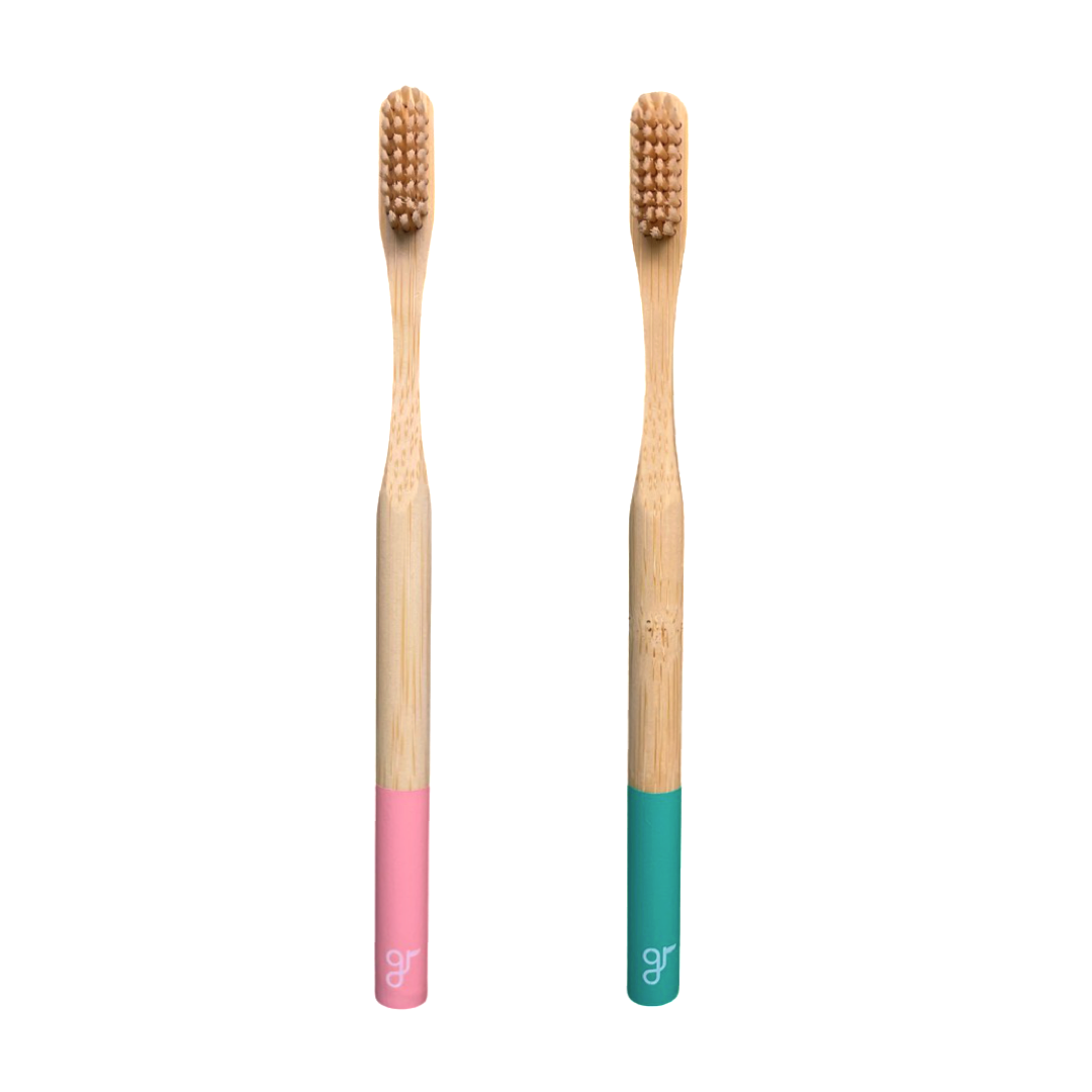 Soft Bristle Bamboo Toothbrush - 2 pack